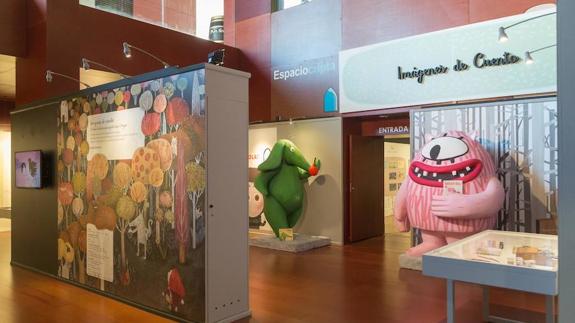 Imagen de la exposición 'Imágenes de cuento' del Centro de Historias de Zaragoza.