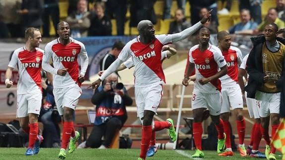 Bakayoko celebra su gol. Afp