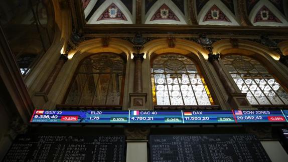 Bolsa de Madrid.