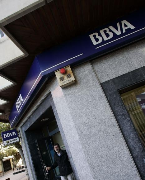 Oficina bancaria de BBVA.