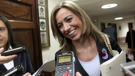 Carme Chacón, ex ministra de Defensa y diputada del PSC, en 2013. 