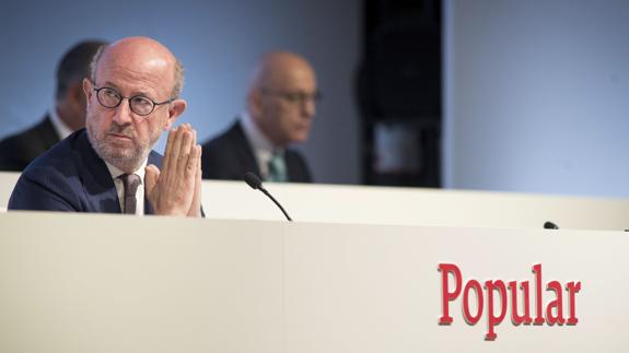 El presidente del Banco Popular, Emilio Saracho.