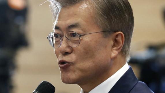 Moon Jae-in, presidente electo de Corea del Sur.