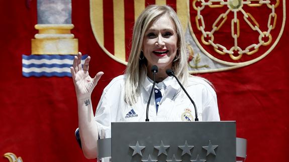 La presidenta de la Comunidad de Madrid, Cristina Cifuentes.