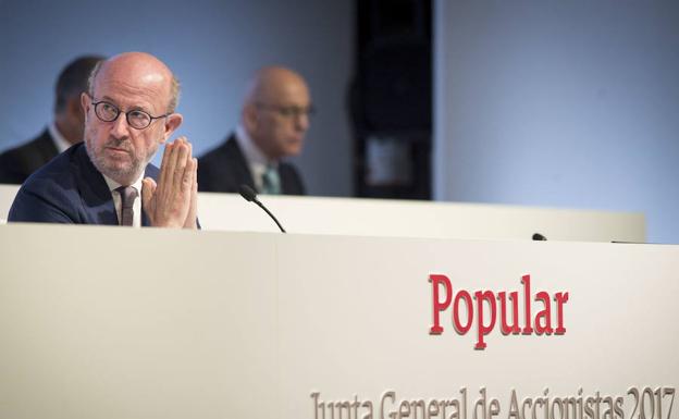 El presidente de Banco Popular, Emilio Saracho.