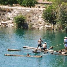 Transporte fluvial por el Júcar