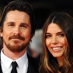 Christian Bale y su esposa, Sibi Blazic.