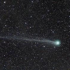 Fotografían desde Valencia al cometa Lovejoy en su máxima intensidad