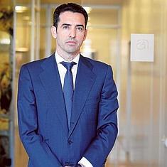 Francisco Segura, antes de la entrevista.