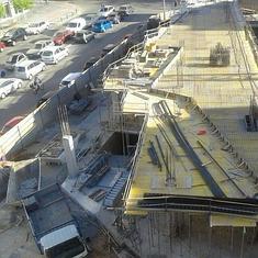Polideportivo de Nou Moles en construcción por Secopsa.
