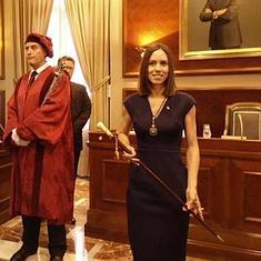 Diana Morant, con la vara de mando. 