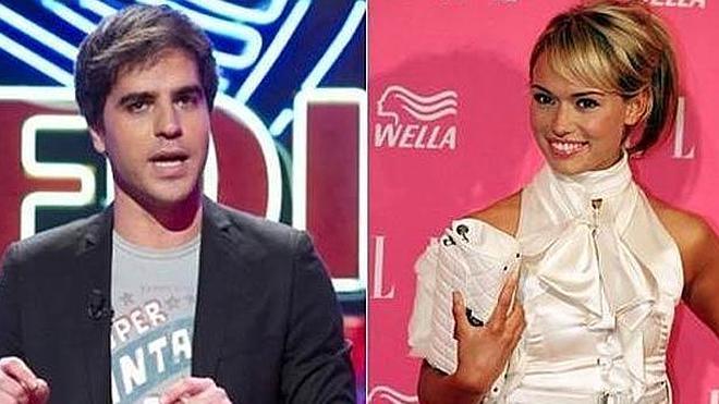 Ernesto Sevilla, durante una actuación de 'El Club de la Comedia' y Patricia Conde.
