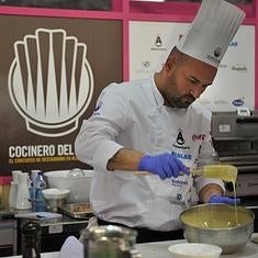 Raúl Resino, durante el concurso.