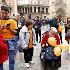 Dependientes en una protesta, en una imagen de archivo. :: m. molines