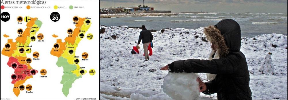 La ola de frío se recrudece y la alerta llega a toda la región