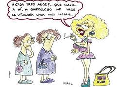 Denuncian viñetas de la Sociedad de Ginecología que ridiculizan a la mujer