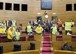Protesta de los trabajadores de FGV por el ERE / Damián Torres