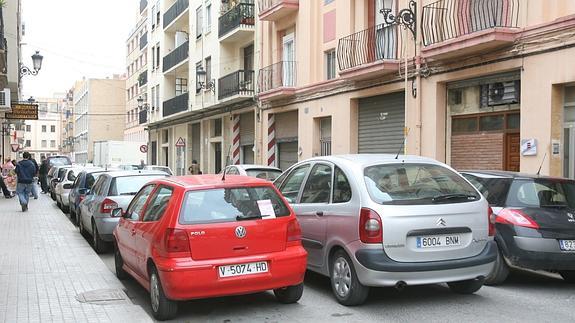 Coches de más de diez años en Valencia.