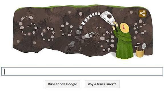 Google homenajea en su doodle a Mary Anning