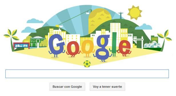 Mundial FIFA Brasil 2014: El homenaje de Google a la Copa del Mundo con un doodle