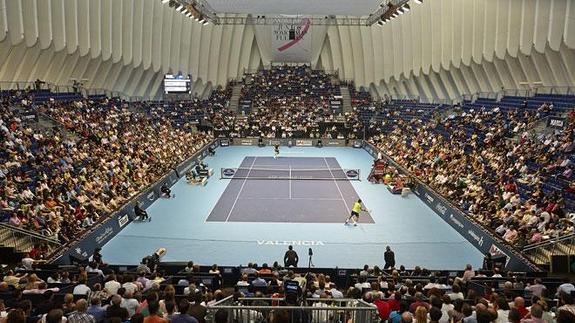 Imagen de la pista del Ágora, durante el torneo de 2013.