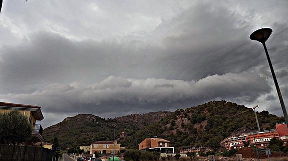 La tormenta formada en Serra. 