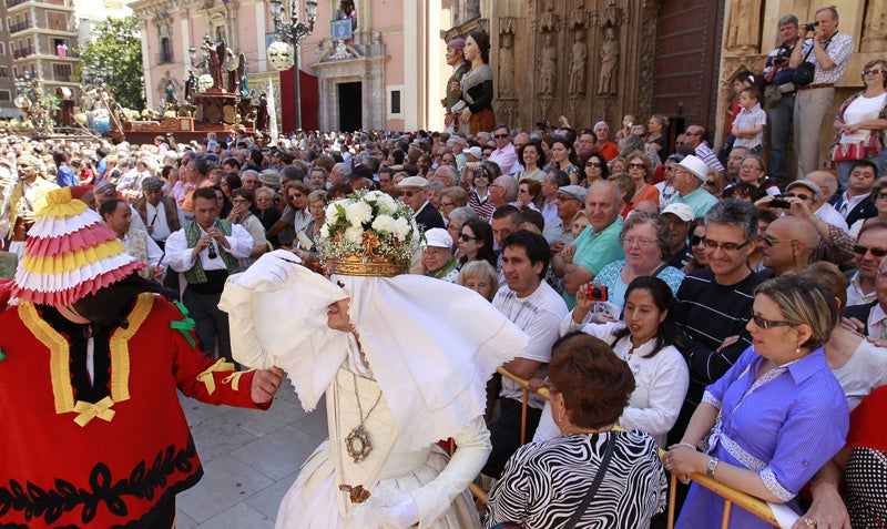 Celebración del Corpus en Valencia. 