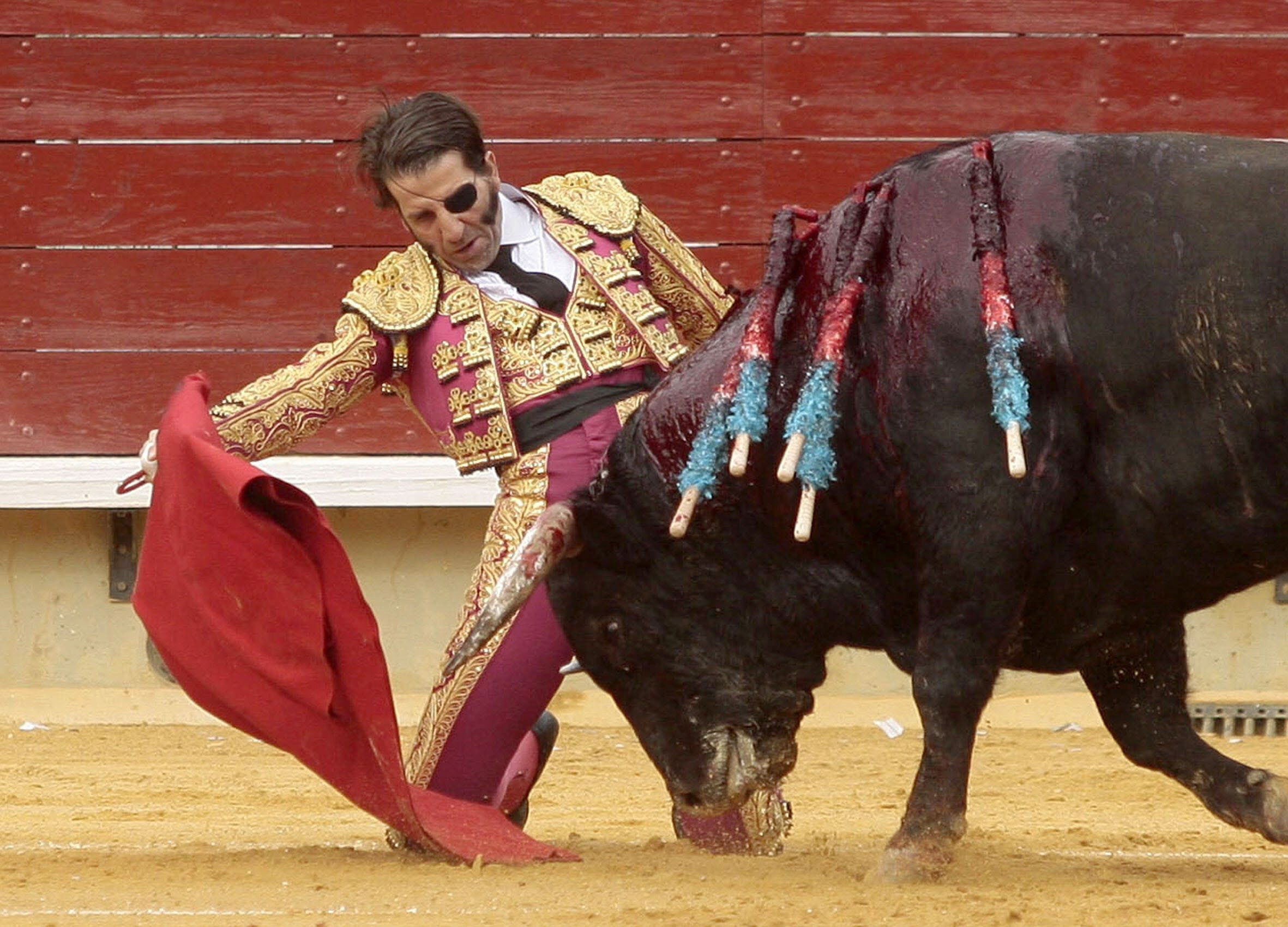 Padilla, en una corrida en Castellón. 