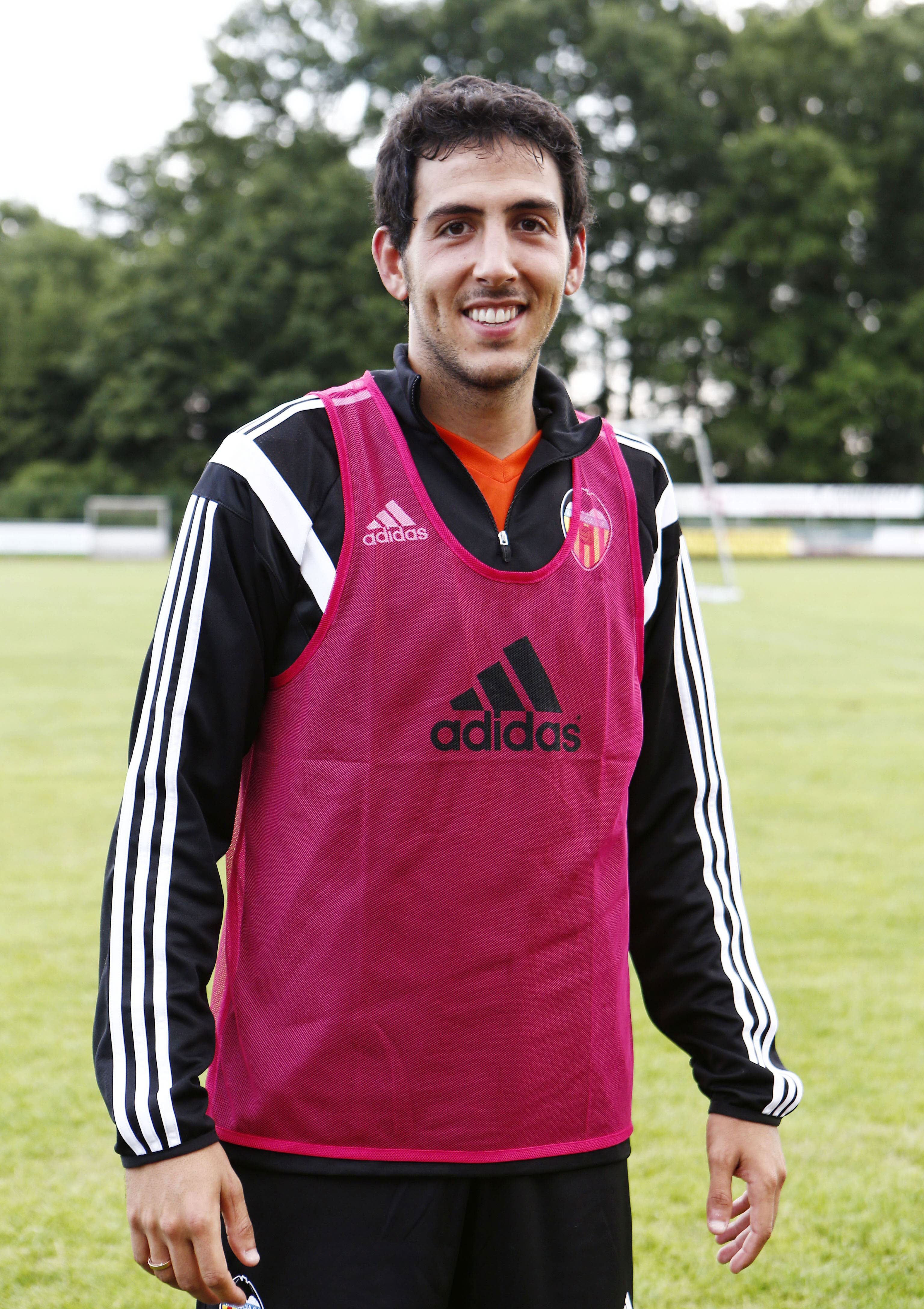 Dani Parejo en un entrenamiento de la pasada semana en Alemania. 