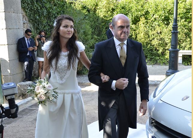 El ministro junto a su hija