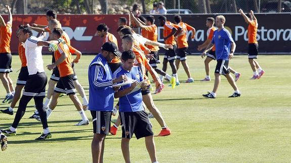 Uno de los primeros entrenamientos de esta pretemporada.