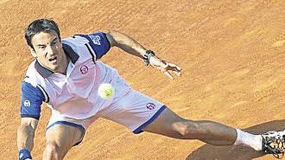 Tommy Robredo durante el Barcelona Open Banc Sabadell