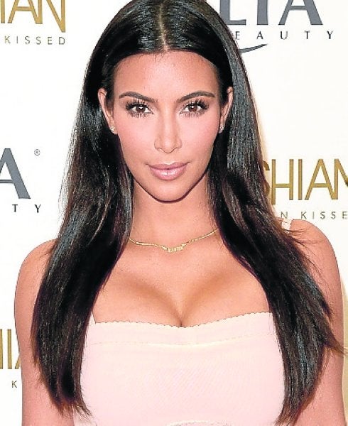 Kim Kardashian. :: afp