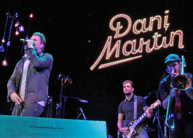 Dani Martín durante su concierto.