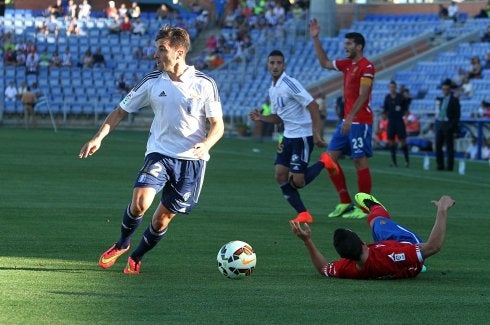 Toño, en el choque del sábado.