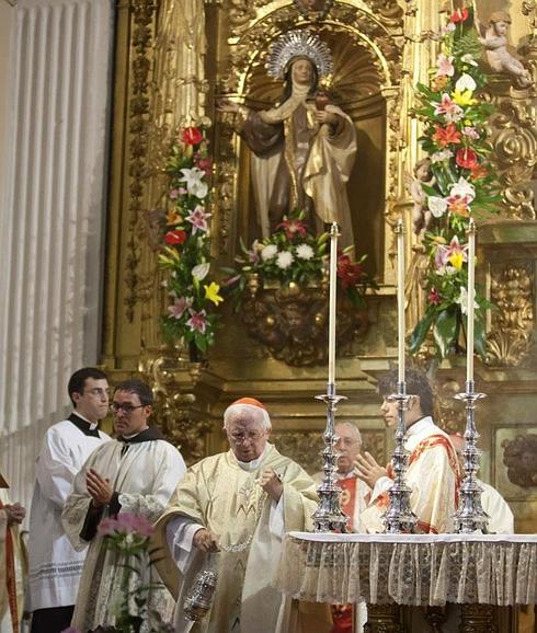 Cañizares, durante una celebración en Ávila.