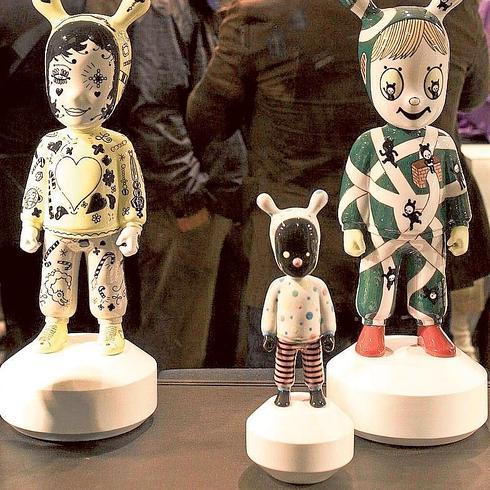 Figuras de Lladró en la Semana del Diseño de Viena.