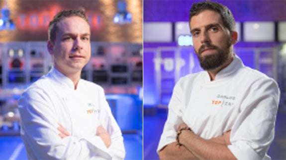 Víctor Rodrigo Alors y Carlos Medina, los dos concursantes valencianos de 'Top Chef'. 