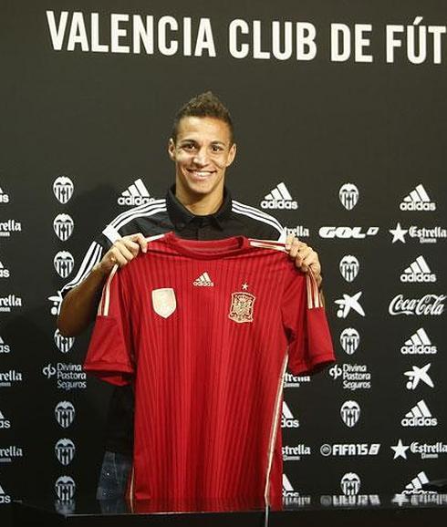 Rodrigo, con la camiseta de la selección. 