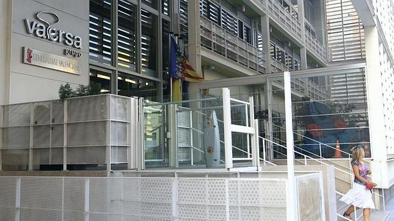 Sede de la empresa pública Vaersa en Valencia.