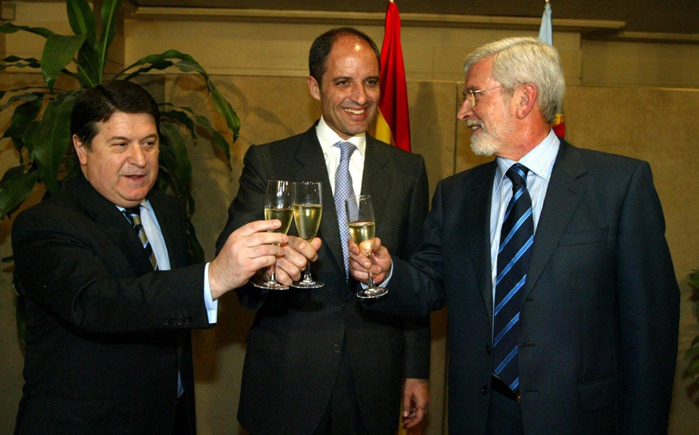 José Luis Olivas, Francisco Camps y Joan Lerma