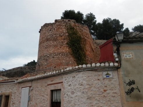 La planta que está afectando a la torre del castillo. :: lp