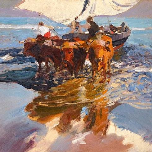 'Vuelta de la pesca. Playa de Valencia', de Sorolla.