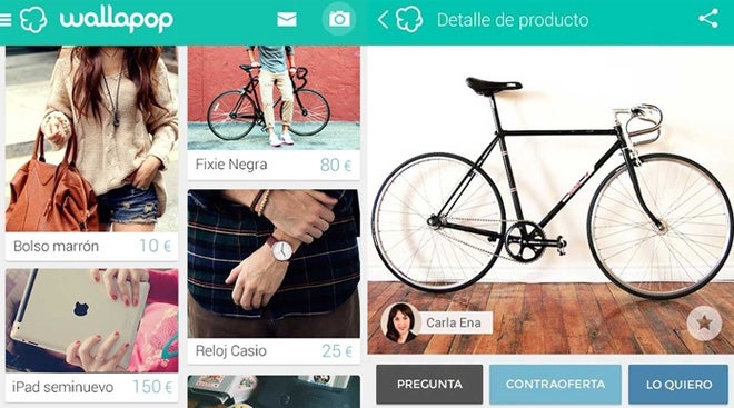 Wallapop permite comprar y vender artículos de segunda mano en Internet.