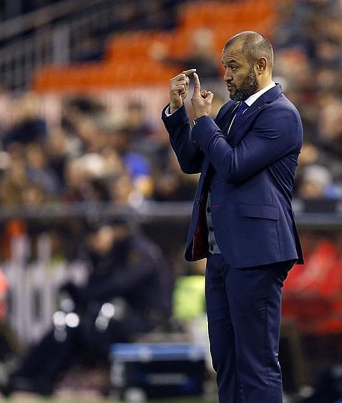 Nuno Espírito Santo, entrenador del Valencia CF.