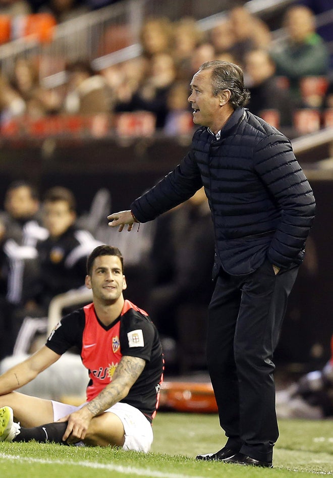 Juan Ignacio Martínez, entrenador del Almería.