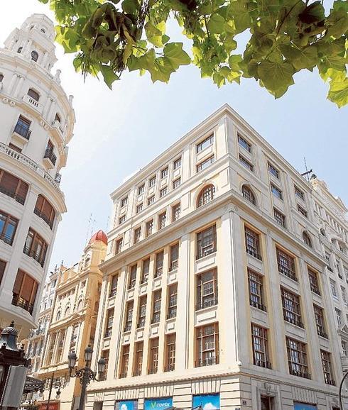 Vista del edificio de la Plaza del Ayuntamiento.