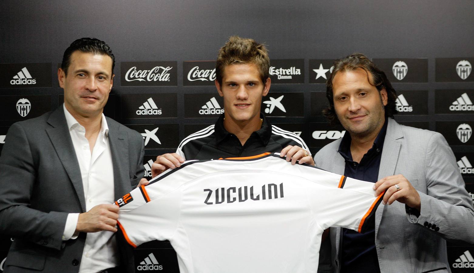 Zuculini, el día de su presentación en Valencia.