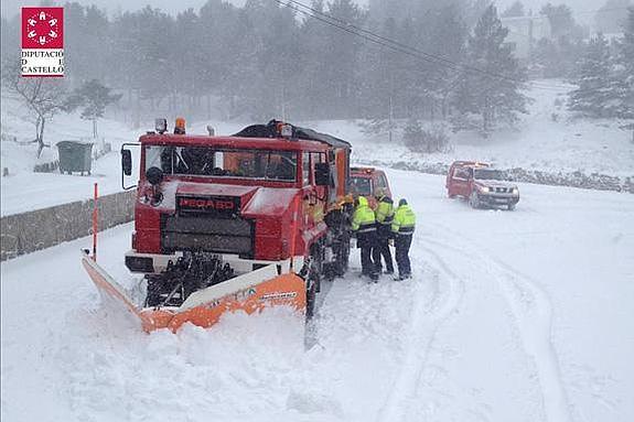 Nieve en Castellón. 