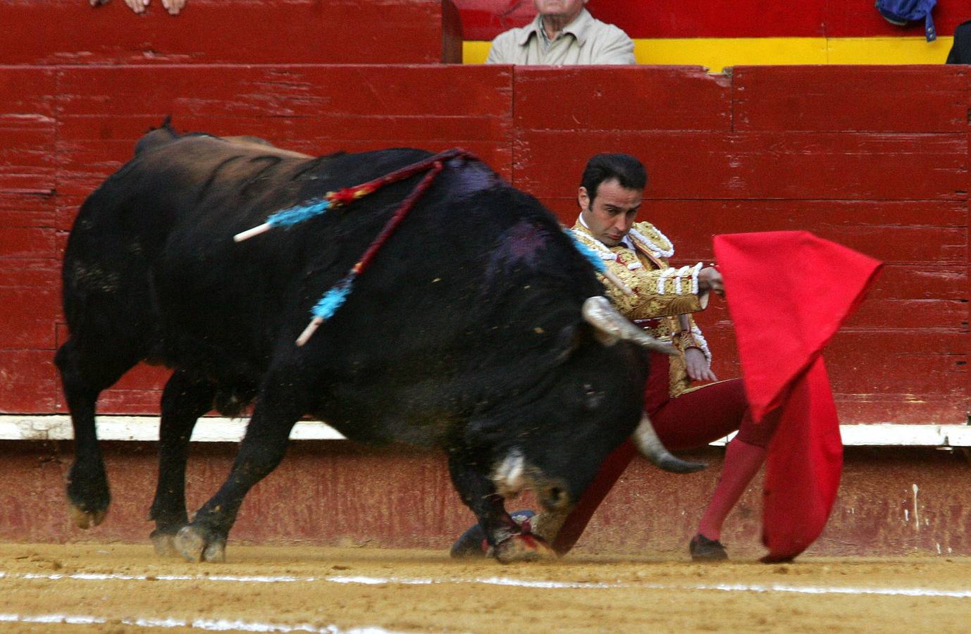 Ponce en una corrida de Fallas.